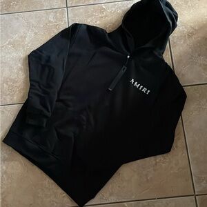 AMIRI Black Pullover Hoodie